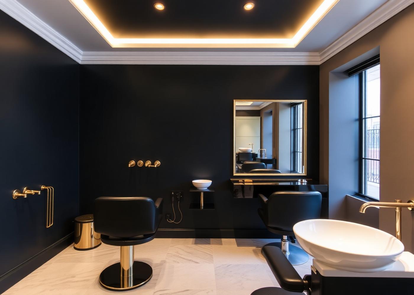 Elegant luxury suite interior at Shannon Suites